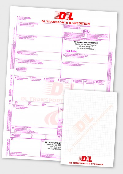 Firmowe CMR + notesy gratis